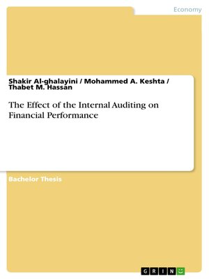 cover image of The Effect of the Internal Auditing on Financial Performance